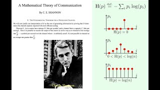 Information Theory Lecture 1 Information and Entropy [upl. by Dettmer]