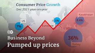 Inflation worldwide Why things are getting more expensive  Business Beyond [upl. by Nipahc]