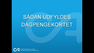 Sådan udfyldes dagpengekortet [upl. by Addiel316]