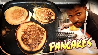 PANCAKE BREAKFAST LIKE YA MOMMA USED TO MAKE  Cooking With Kenshin 6 [upl. by Dole]