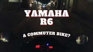 600am Morning Commute  Yamaha R6 Raw Sound [upl. by Nayr976]