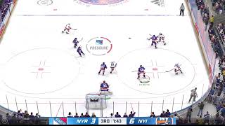 Stanley Cup Playoffs Round 1 Rangers  Islanders  Game 1 [upl. by Ahsiatal]