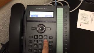 How to reset a Fortivoice FON460i [upl. by Meid]