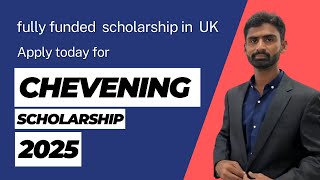 Chevening Scholarship 2025 in UK  How to apply for Chevening Master Program  Tajdar Hyder [upl. by Gregson]