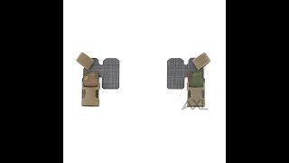 Install Instructions AXL MOLLE Chest Rig amp Placard Adapter [upl. by Yalcrab425]