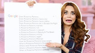 Rosanna Pansino Answers the Webs Most Searched Questions [upl. by Enairda]