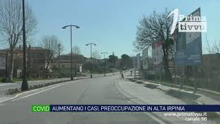 In Irpinia 76 positivi Preoccupazione a Calitri Lioni e Montella [upl. by Idonna255]