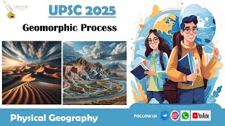 Lecture 10  Geomorphic Process upsc 2025 mp [upl. by Jacquenette]