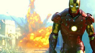 Iron Man vs Terrorists  Gulmira Fight Scene  Movie CLIP HD [upl. by Kelwunn212]