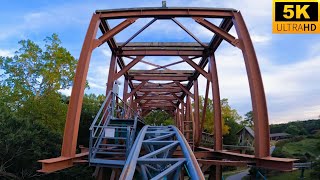 Verbolten POV BACKWARDS 5K 60fps Zierer MultiLaunch Coaster Busch Gardens Williamsburg VA [upl. by Enived]