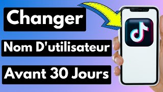 Comment Changer Son Nom Dutilisateur Sur Tiktok Sans Attendre 30 Jours Facile [upl. by Romine360]