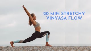 20 Min Strong  Stretchy Vinyasa Flow [upl. by Asalocin]