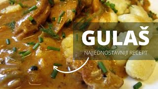 Gulaš najjednostavniji recept [upl. by Yzmar]