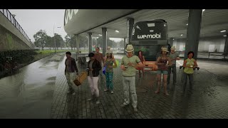 Fernbus Simulator  DLC Poland  Neoplan Skyliner  GamePlay [upl. by Elleral]