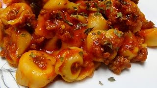 Review and Recipe With Barillas 3 Cheese Tortellini Pasta With Bolognese Sauce [upl. by Muire39]