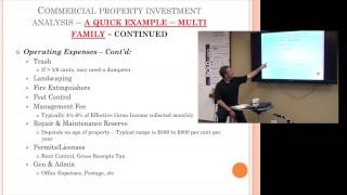 Commercial Leases amp Analysis 101 w Jay Lieberman [upl. by Atlas]