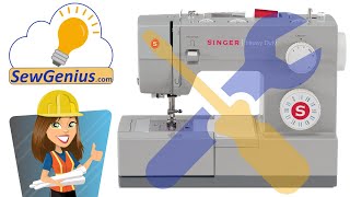 Sewing with Singer Heavy Duty 4411 4423 4432 44S Sewing Machine [upl. by Eniamrahs756]