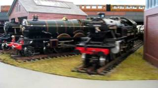 O Gauge Ace Trains of London Steam Locomotives On Parade at Tinkers Hill Railway Layout  OO 00 19 [upl. by Amled]