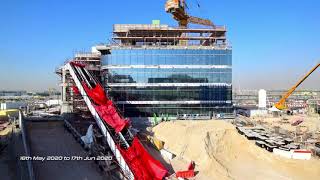 DP World Pavilion Time Lapse  Expo 2020 Dubai [upl. by Neb]