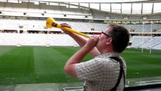 Vuvuzela im Stadion in Kapstadt [upl. by Latsyk]