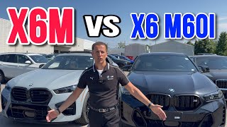 2025 BMW X6M COMPETITION VS 2025 BMW X6 M60i  BEST COUPE SUV [upl. by Nickerson]