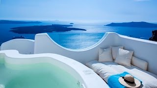 Luxury Villas in Santorini  BlueVillas Official Website [upl. by Schinica]