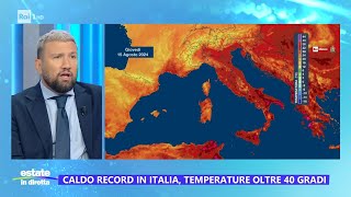 Caldo record in Italia le previsioni per ferragosto  Estate in diretta 13082024 [upl. by Frankie]