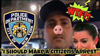 🤦🚨🚔 NYPD COP Outta Pocket IRL Streamer Runs Into A Dirty Cop  Laws BTW 🚔🚨🤦 davidnewyorkny 🫡💯 [upl. by Ahsok369]