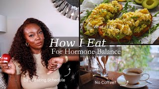 HOW TO EAT FOR HORMONE BALANCE  FIBROIDS PCOS [upl. by Eihtak]