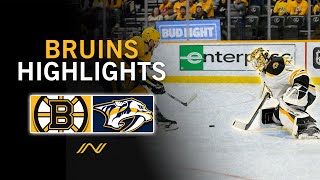 Bruins Highlights Boston Takes On Nashville For Final Game Of Road Trip [upl. by Ehrsam]