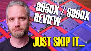 9950X  9900X CPU Review 21 CPUs Tested [upl. by Oivat]