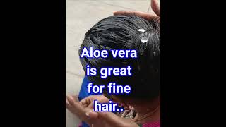 Benefits of Fresh Aloe vera for hair ✨ strengthen Sana Tamil [upl. by Avehstab]