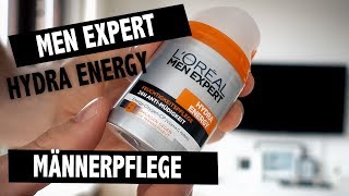 Gesichtspflege Männer ● Loreal Hydra Energie Check Gesichtscreme Männer  DANIEL KORTE [upl. by Veronike274]