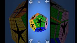 Solving 14x14 Dodecahedron Cube shorts youtubeshorts puzzle [upl. by Acinat]