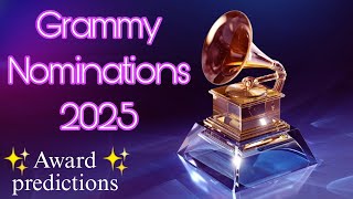 Grammy Nominations 2025 Predictions [upl. by Ahsiekin100]