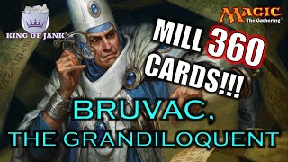 Combo Breakdown Bruvac the Grandiloquent  MTG Combo Explained  Traumatize Combo  EDH Mill Combo [upl. by Saunder]