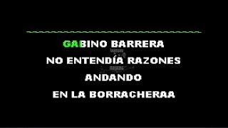 Gabino Barrera  Karaoke  HD  Cántala Con Karaoke [upl. by Paul948]