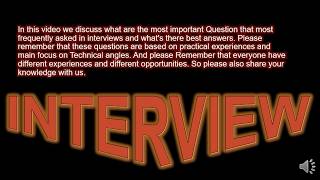 INSTRUMENTATION INTERVIEW QUESTION ANSWERS PART 1  CONTROL LOOP  INSTRUMENTATION KNOWLEDGE [upl. by Ed]