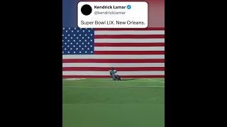 Kendrick Lamar is headlining the Super Bowl LIX Halftime Show 🔥 via kendricklamarIG shorts [upl. by Eolanda]