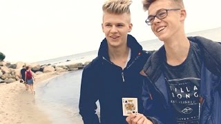 STREET MAGIC AM STRAND  50000 Abonnenten Special INVISIBLE DECK [upl. by Arvo]