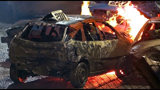 Banger Racing 1600cc World Final  Foxhall Ipswich 2023 [upl. by Llevart]