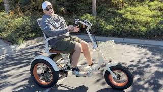 750 Watt ETrike REVOLUTIONIZES Fat Tire Recumbent Electric Tricycles You MUST SEE This [upl. by Tiram]