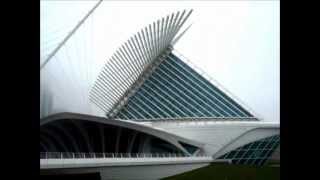 Burke Brise Soleil at the Milwaukee Art Museum Calatrava [upl. by Esirtal]