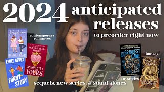 50 anticipated book releases to preorder right now for 2024📚💘✨ romance fantasy amp mystery books [upl. by Alleul987]