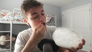 ❄️Satisfying Ice Eating ❄️ ASMR [upl. by Tada571]