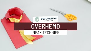 Overhemd vouwen  Inpak techniek [upl. by Burkhart853]