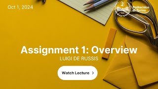 HCI2024  Lecture 6  Assignment 1 overview [upl. by Christoforo]