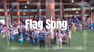 Flag Song  2024 Grand Ronde Pow Wow  Powwowscom [upl. by Attenod]