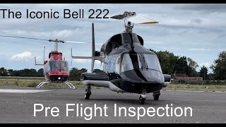 The Iconic Bell 222 Helicopter origins of Airwolf Preflight Inspection [upl. by Pincas]