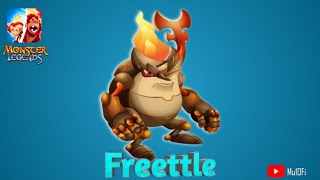 How To Breed Freettle  Monster Legends [upl. by Yanttirb]